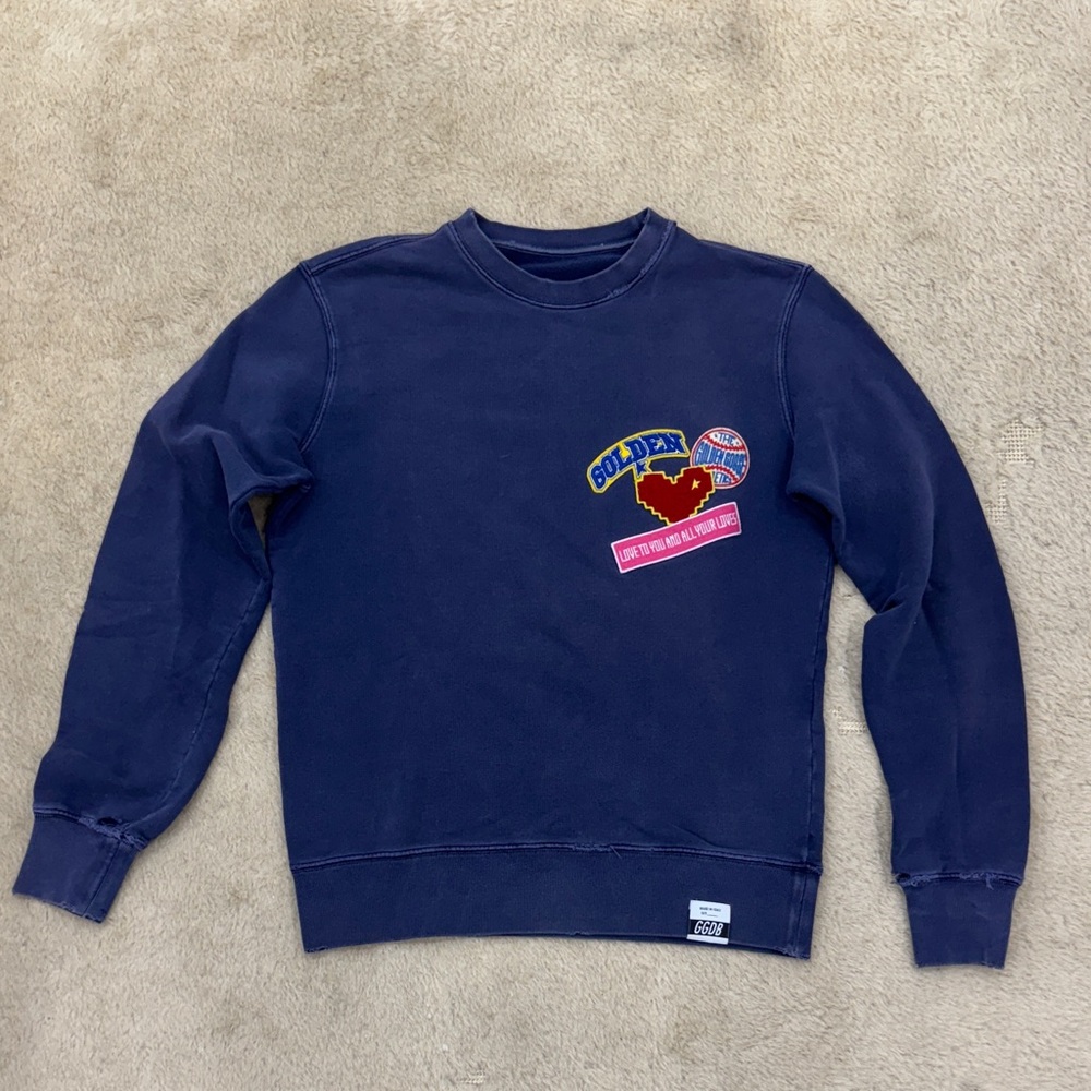 Golden Goose Dark Blue Crewneck Sweater